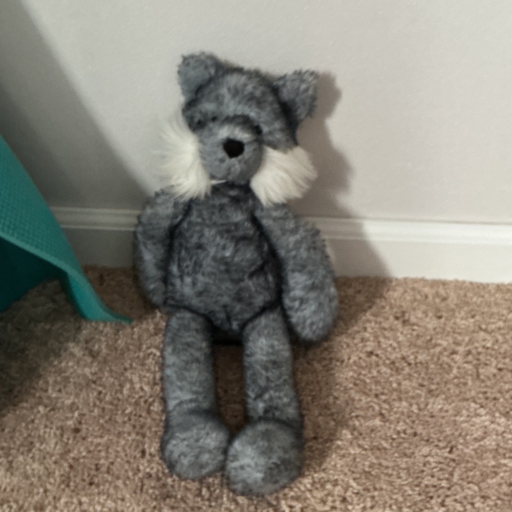 Gray Plush Stuffed Animal